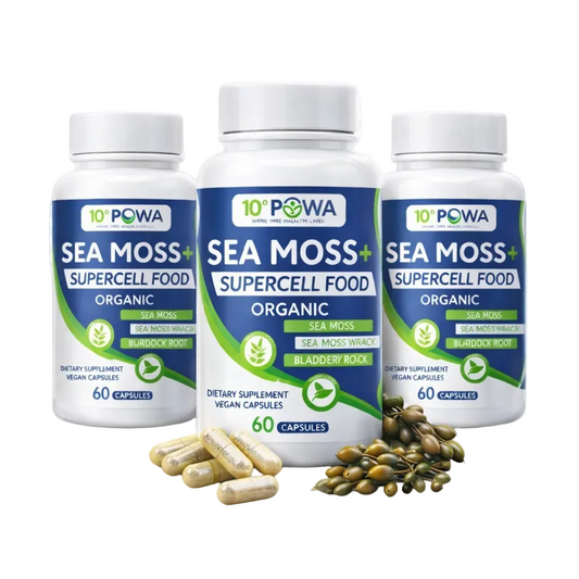 Iron Supplements with Sea Moss, Burdock Root & Bladderwrack Capsules