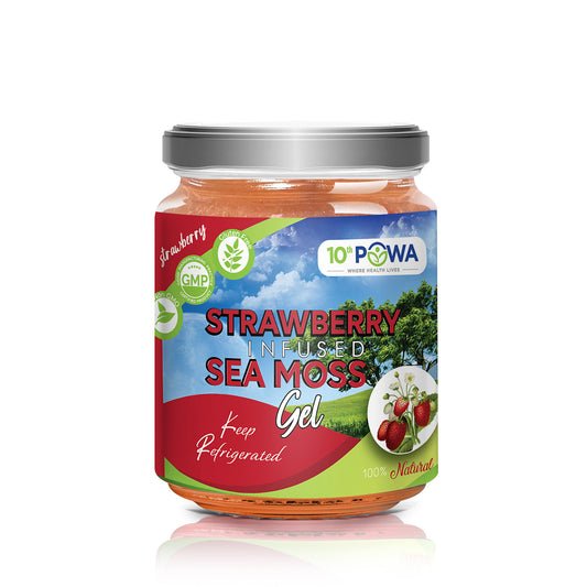 Strawberry 🍓,banana and sea moss gel 16OZ