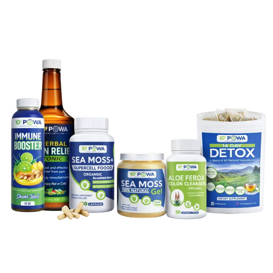 Immune Booster supplement Vitality Pack herbal supplements bundle for immune, detox, and cellular support
