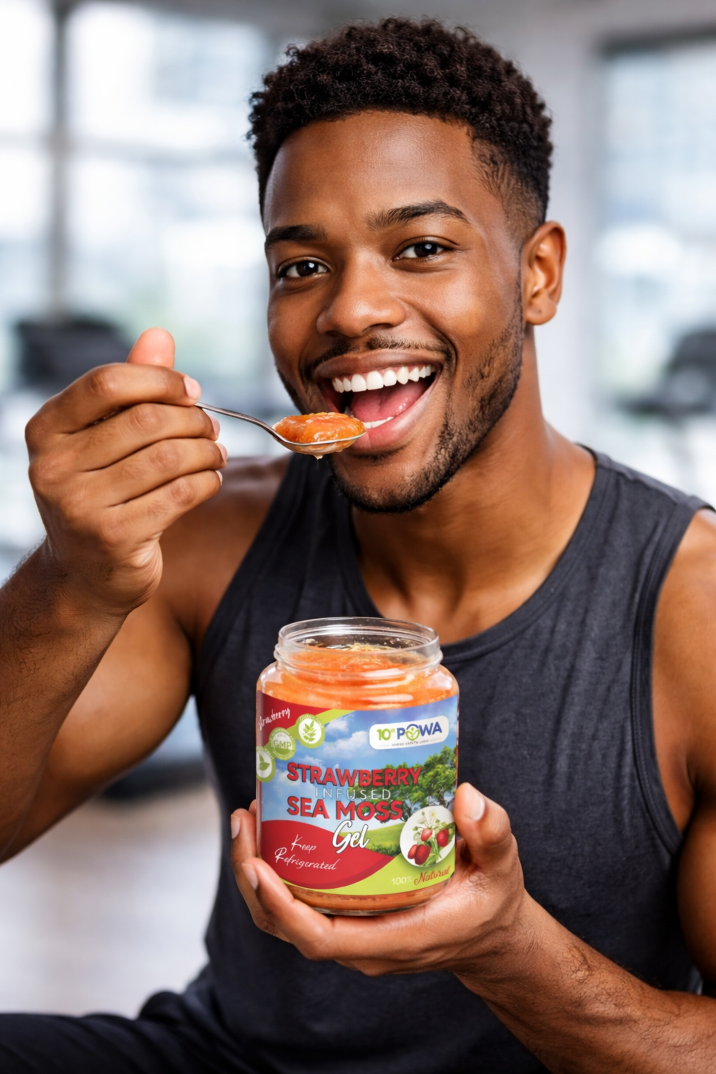 Strawberry Sea Moss Gel – Berry-Infused for Daily Wellness for health transformation