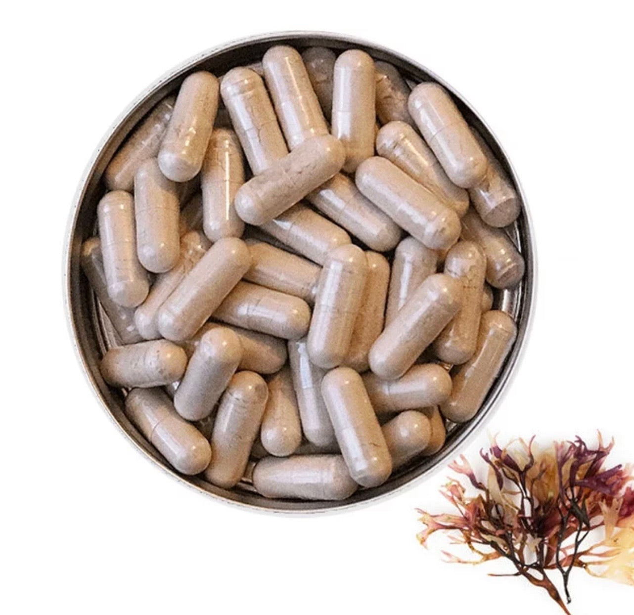2000 /1 kg capsules (sea moss, burdock root and bladderwrack mixed)