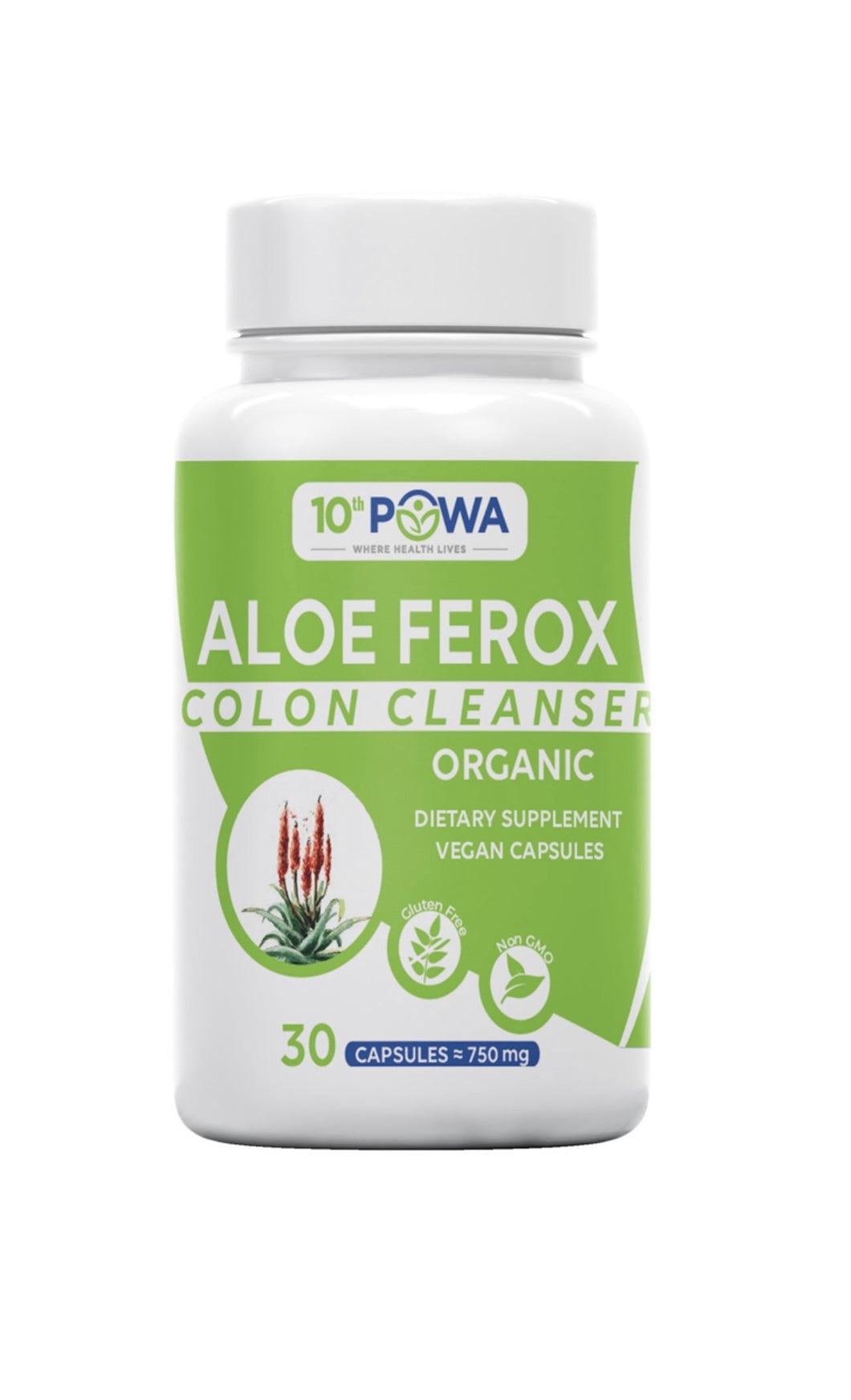 Natural Aloe Ferox Colon/parasite Cleanse Capsules